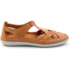 Resim Bambi Taba Leather Kadın Sandalet K05303100003 Taba 