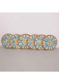 Resim Muteber Rattan 6'lı Sedefli Bardak Altlığı Diğer 