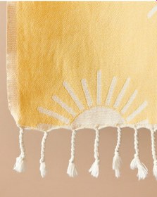 Resim English Home Vina Pamuklu Peştamal 90x150 Cm Sarı Sarı 