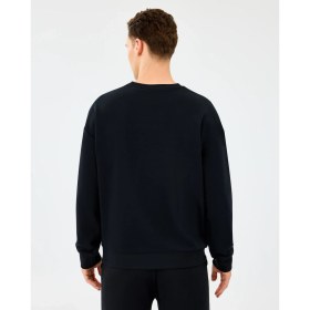 Resim Skechers M Essential Crewneck Sweatshirt Erkek Siyah Sweatshirt S2610015-3817 
