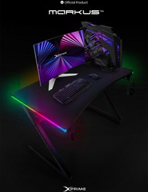 Resim XPRİME Markus Rgb Ledli Oyuncu Masası 