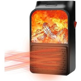 Resim Wondernest Şömine Jl Jialan Isıtıcı Isıtıcı Fan Ev Elektrikli Alevli 900w 3d Dy 
