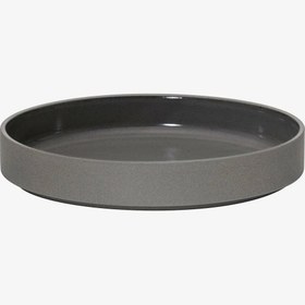 Resim 220 mm Koyu Gri Kase Japon Modüler Seramik Çok Amaçlı Kase 