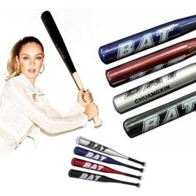 Resim Uzun Ömürlü Dayanıklı Sağlam Alüminyum 63,5 Cm Beyzbol Sopası Çok Renkli 