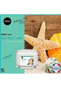 Resim Aroma Basic Line Kokulu Mum Sea Salt With Lily Of The Valley 115 G 