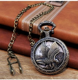 Resim Kartal Tasarımlı Köstekli Saat KARIŞIK 