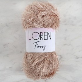 Resim Loren Furry Bej El Örgü İpi - RF053 - 34060 