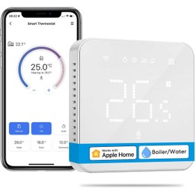 Resim STOREMAX GÇAVM Akıllı Termostat, Kombi Sistemi Kontrolü, Isıtma & Soğutma, Wi-Fi Oda Termostatı, Uzakt 