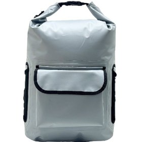 Resim Su Geçirmez Sırt Çantası - Nehir İzleme Için 30 L Dış Gri Gri 