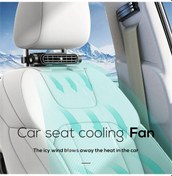 Resim Lemestar 3 Hızlı Taşınabilir Araç Fanı - Usb Şarjlı, Koltuk Başlığına Monte, Serinletici Esinti İçin Mükemmel Çözüm 
