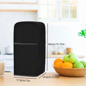 Resim Tongdashop Çok Amaçlı 600d Meyve Sebze Mutfak Robotu Kılıfı 18x15x40cm Siyah 