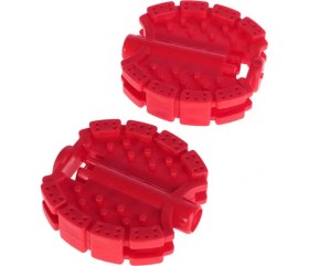 Resim Huoxun Shop C Kırmızı Stil 1 Çift Bisiklet Pedalı Çocuk Bisikleti Üç Tekerlekli Bisiklet Yedek Parça Bisiklet Aracı Kaymaz Bebek Bisikleti Pedalı Çocuk Bisikleti Aracı (Yurt Dışından) 