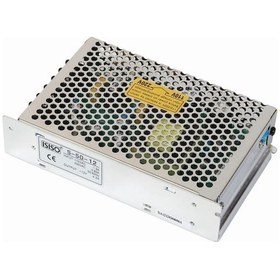 Resim Ines-50-24 - 50W 24Vdc 2.1A Ray Montajlı Kapalı Tip Güç Kaynağı 