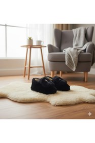 Resim Valenta Sevimli Labubu Figürlü Bebek Çocuk Panduf Ev botu Patik 