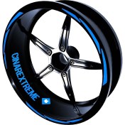 Resim Çınar Extreme 3 Parça Tasarımlı Jant Şeridi Sticker Reflektif & Floresan Renkler Çınar Extreme 