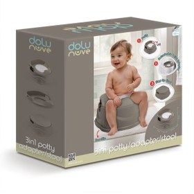 Resim NW NessiWorld 7184 Lazımlık Adaptör Basamak Stone Gray -Dolu Oyuncak 