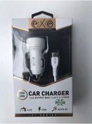 Resim Exe Technology Exe 3,4a 15w Araç Içi Şarj Aleti Type-c Usb Kablolu 