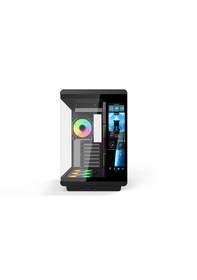 Resim Gametech Vision Lcd 7 Argb Fanlı Siyah Gaming Kasa 