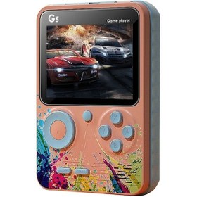 Resim Ankatek Vkemall Taşınabilir Tam Retro Renkli Oyun Oyun Oyun Oyun Konsolu Konsolu Kons İnç G5 El Ekran 500 3.0 Nu - 128g-yellow 