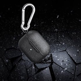 Resim Babilden Airpods 4.Nesil 2024 Darbelere Dayanıklı Parmak İzi Karşıtı MagSafe Şarj ile Uyumlu Deri Görünümlü Silikon Kılıf Kırmızı 