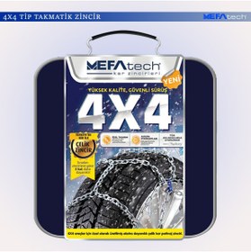 Resim Mefatech Oto Lastik Kar Zinciri 275/45/R21 4x4 Tipi Takmatik Kolay Montaj Binek Suv Minibüs 