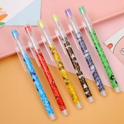 Resim 6'lı Yaratıcı Mozaik Yumurta Şeklinde Jel Kalem Seti, 9 Bölümlü Tasarım, Çeşitli Renklerde Canlı Piksel Desenler, Mürekkep Görünürlüğü İçin Şeffaf Gövde, Yazma, Çizim ve Not Alma İçin Mükemmel, Yaratıcı Kırtasiye | Canlı Jel Kalemler | Benzersiz Tutuş Tasarımı 