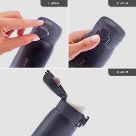Resim Karaca Skyfall Çelik Sızdırmaz Siyah Termos 350 Ml 