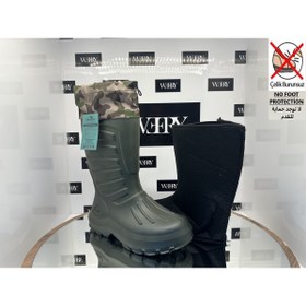 Resim e&e Tam Su Geçirmez Kurye Çizmesi Uzun Konç 37 Cm Yıkanabilir Termal Çoraplı 700 Gram Eva Sonimix Çizme 