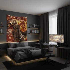 Resim Berserk: The Black Swordsman Duvar Örtüsü - 160 cm x 220 cm 