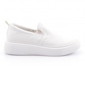 Resim Dgn Kadın Lastik Detaylı Sneakers Ayakkabı Beyaz 51012525 