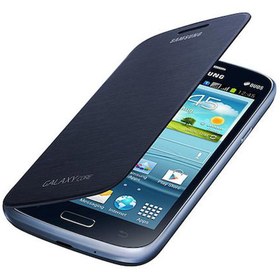 Resim Galaxy Core ile Uyumlu Flip Cover Kılıf Lacivert EF-FI826BLEGWW 