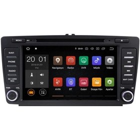 Resim Skoda Octavia-yeti Android 10 Multimedya Tv Usb Kamera 