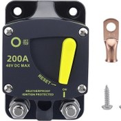 Resim Rv Yat Manuel Sıfırlama Ateşleme Koruma Sigorta Anahtarı, Terminal Aksesuarları İle, Akım: 200a 