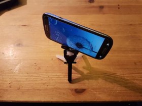 Resim Katlanabilir Cep Cep Telefonu Tripodu-Faltbarer Taschen Kullanışlı Tripod Plastik Aparat 