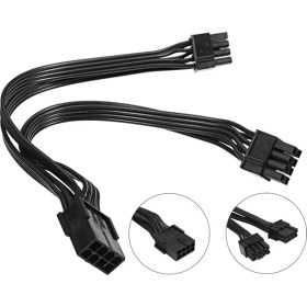Resim Alfais 4984 Pci-E 8 Pin Ekran Kartı Express Power Güç Çoklayıcı Y Kablosu 