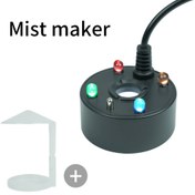 Resim Bahçe Gazebo Sis Makinesi Işıklı, Cadı Kazanı Sis Yapıcı, Halloween Su Özelliği Dekoratif Atmosfer Lambası, Dış Mekan Ambiyans, Mistik Etkili, Kolay Kurulum, USB Güçlü, Ev Dekoru, Halloween Tutkunları İçin 