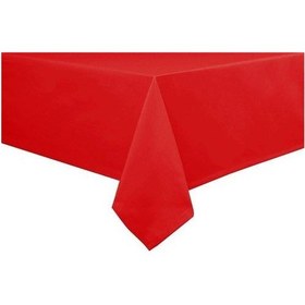 Resim Kırmızı Masa Örtüsü Plastik Lüks 120x180 CM 