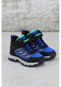 Resim Kinetix Tenax Hı Siyah Saks Rahat Orijinal Ürün Kaymaz Taban Erkek Çocuk Bot Siyah 