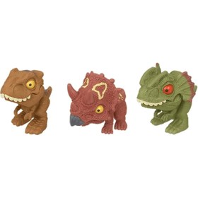 Resim Jurassic World Crushivores Serisi Sürpriz Aksesuarlı Figürler HVB29 