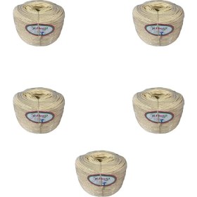 Resim Krem Renkli Naylon Örgü Halat 100 M, 5 Adet 