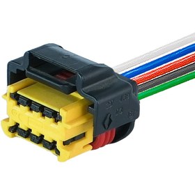 Resim Soketsan Renault Far Soketi 8 Pin Kablolu 