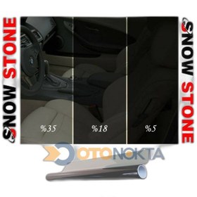 Resim Otolaria Cam Fılmı 152X30Mt Cızılmez L.Black %50 Snow Stone 