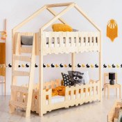 Resim MiniWood Montessori Ranza Bebek Yatak Çocuk Karyola Tower 