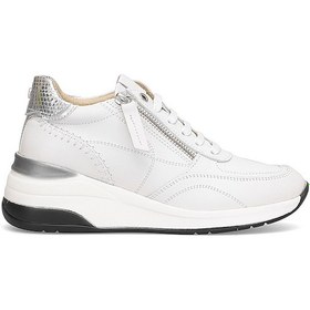 Resim Mammamia D25ka-7300 Kadın Hakiki Deri Dolgu Topuk Ayakkabı Beyaz Beyaz 