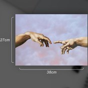 Resim Ademin Yaratılışı Notebook Sticker,Laptop sticker,Hp Sticker,Asus Sticker,15.6 inç Sticker 