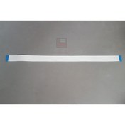 Resim FFC 20 Pin 40cm Düz 1mm Adımlı Esnek Flex Kablo Awm 20624 80c 60v Şerit Fleks Film 