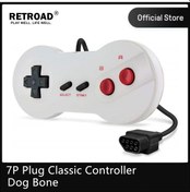 Resim 8bit Nintendo Eğlence Sistemi Veya Aile Bilgisayar Konsolu İçin Klasik Denetleyici 7p Fiş 