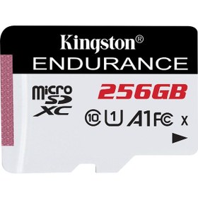 Resim Kingston Sdce-256gb 256gb Microsdxc Endurance 95r-45w C10 A1 Uhs-ı Card Only Hafıza Kartı 