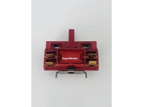 Resim Expermarket Ufo Mikatronik Soba Çevirmeli Şalter Anahtar 2+2 On/off Polyemit 