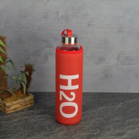 Resim Tohana H2O 500 ml Cam Matara Kırmızı 